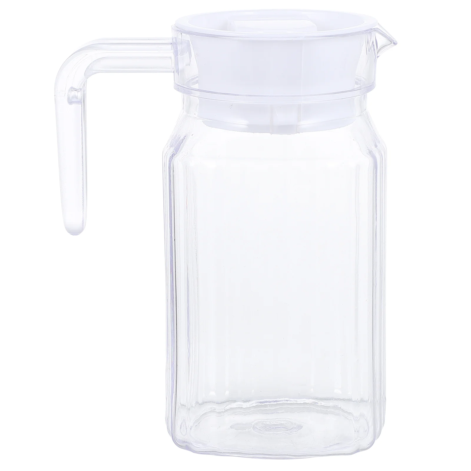 

Pitcher Water Tea Plasticjugcold Jar Lidbeverage Kettlehot Pitchers Container Iced Ice Lemonaderesistant Heat Drink Covered Pot