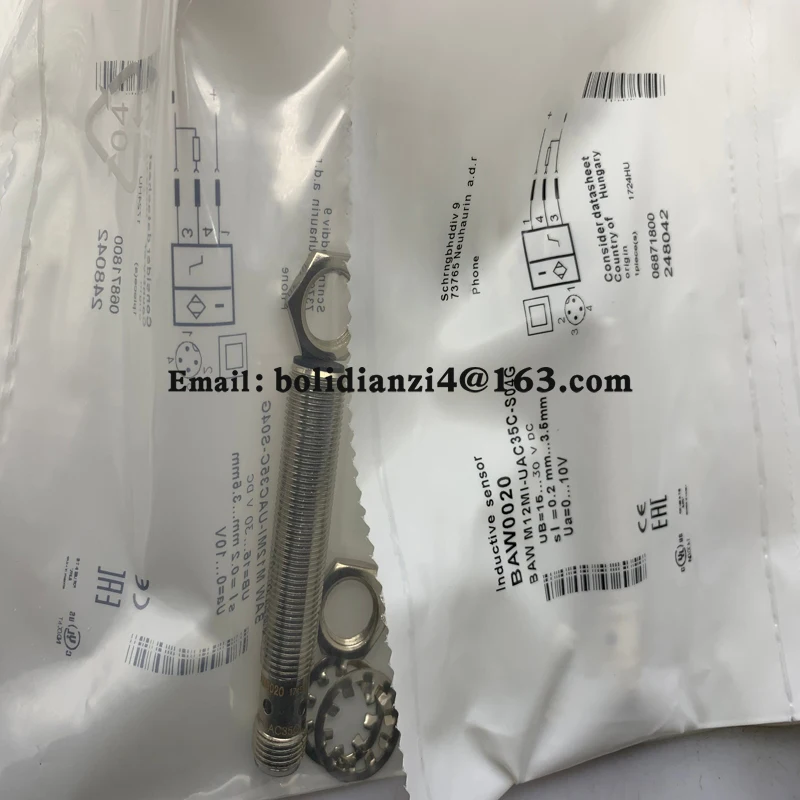 Быстрая доставка Новый датчик BAW004C BAW M12MI-UAC35C-S04G на складе