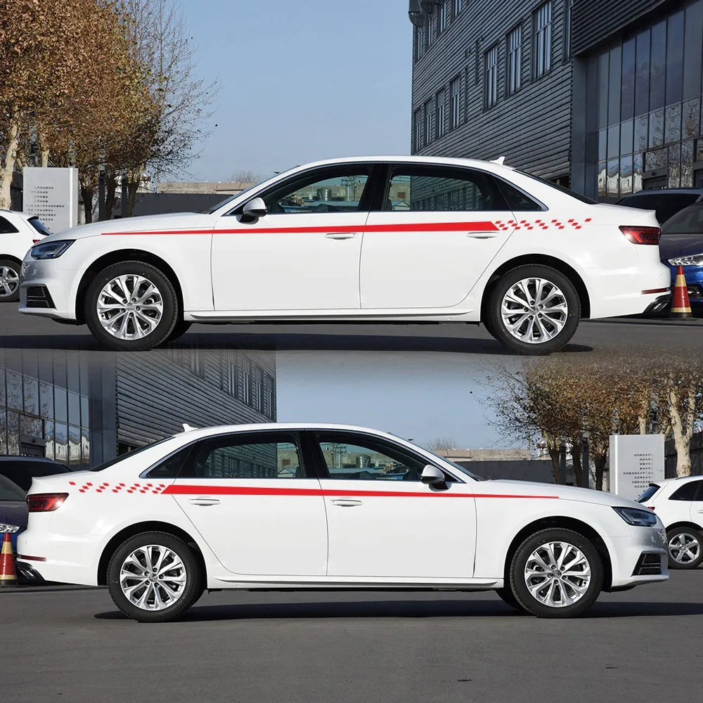 2 шт. Стикеры для боковой юбки автомобиля Ford Focus MK2 MK3