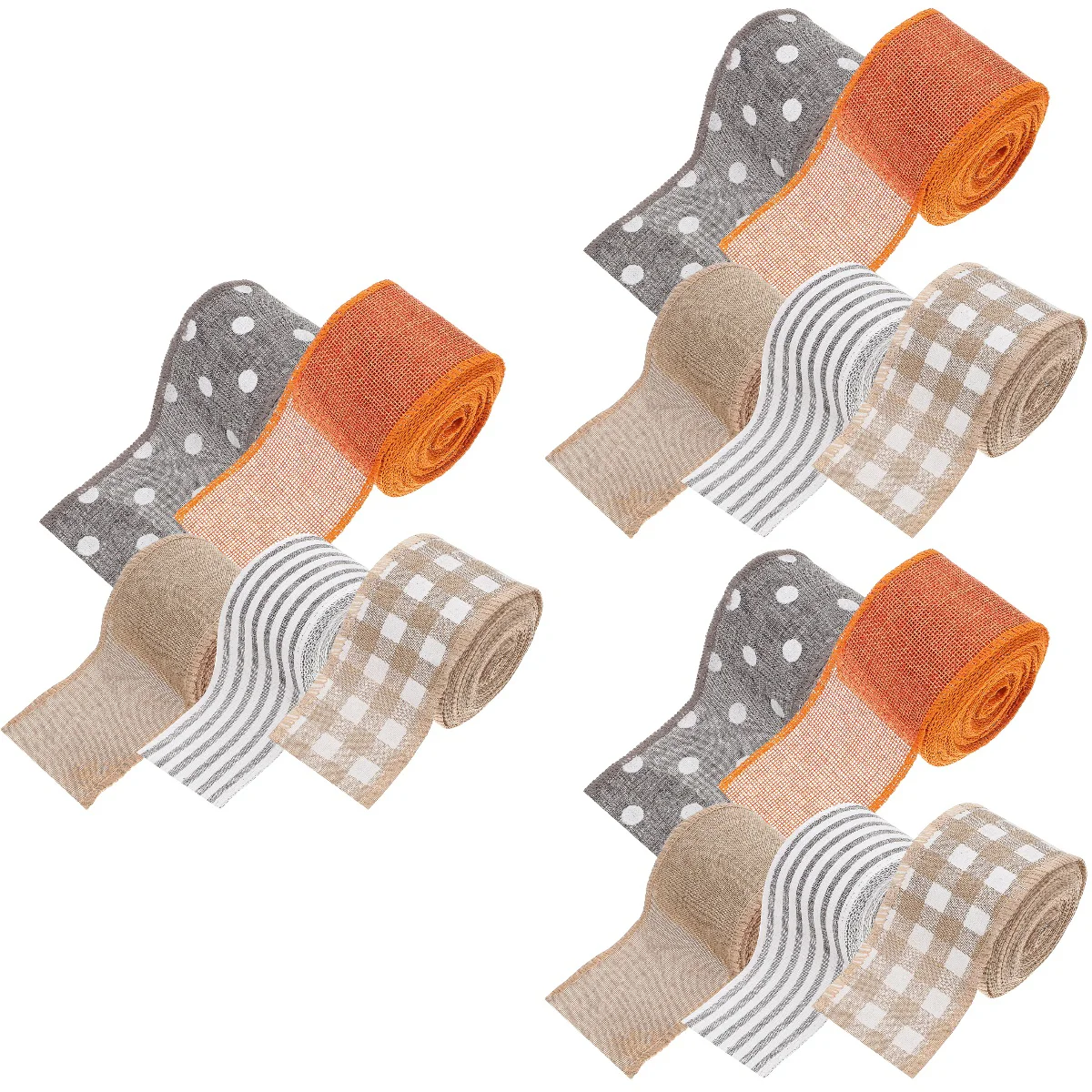 

rolls of Christmas Ribbon Gift Box Ribbons DIY Xmas Tree Decorative Ribbon