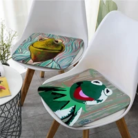 disney kermit the frog round dining chair cushion circular decoration seat for office desk seat mat