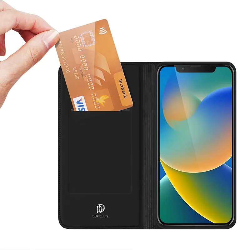 Оригинальные чехлы Dux Ducis из искусственной кожи для Apple Iphone 16 15 14 Plus 13 Pro Max