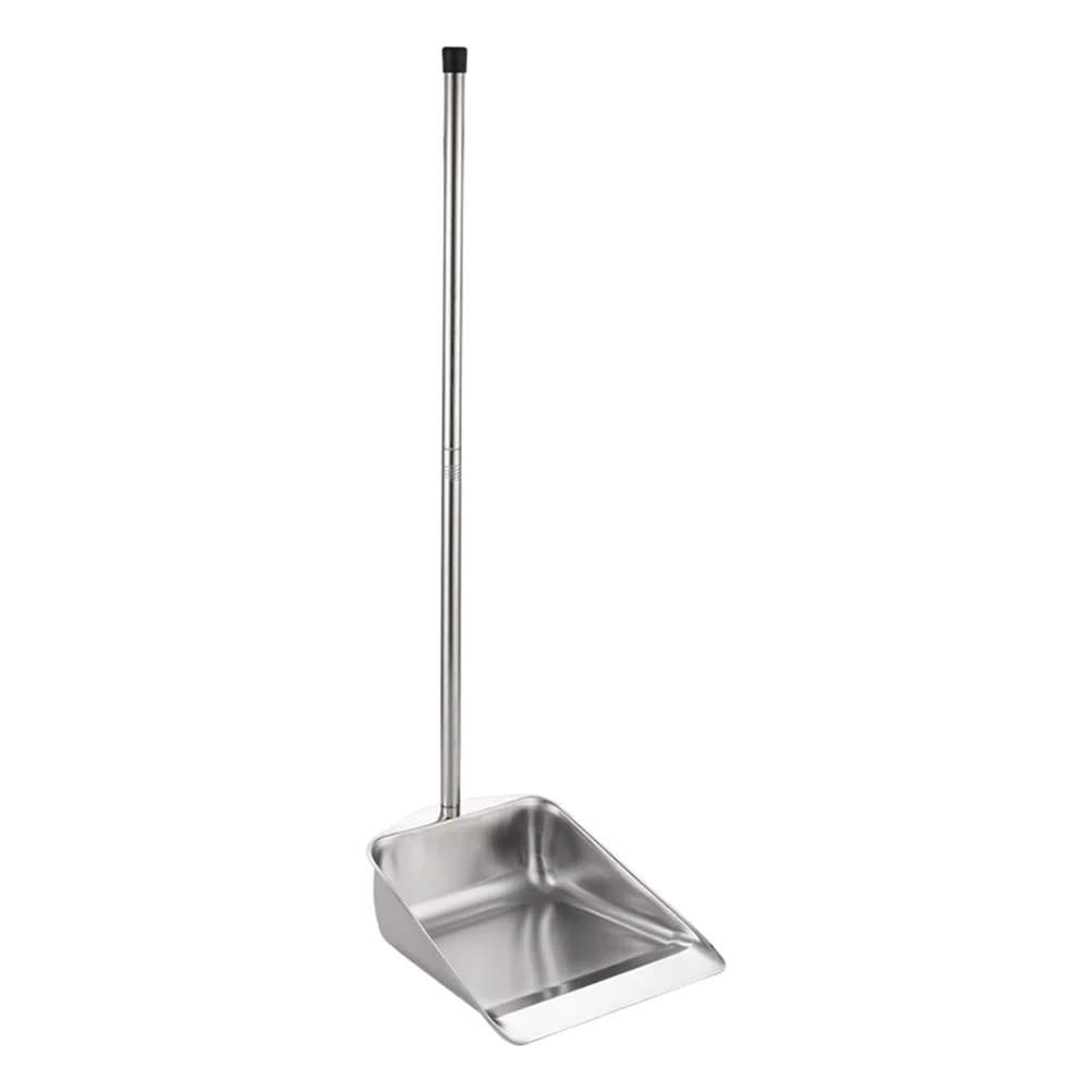 

Dustpan Cleaning Pan Tooluprighthousehold Handle Garbage Metal Lobby Standtrash Home Standingtall Shop Stainless Dustpans Steel