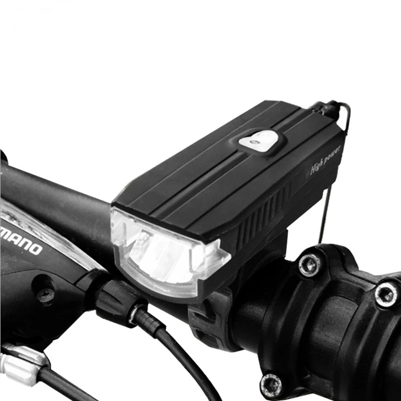 

Rechargeable Bicycle Electric Horn Mountain Bike Bell Equipped Bicycle Headlight Removable Horn Model Bell Black