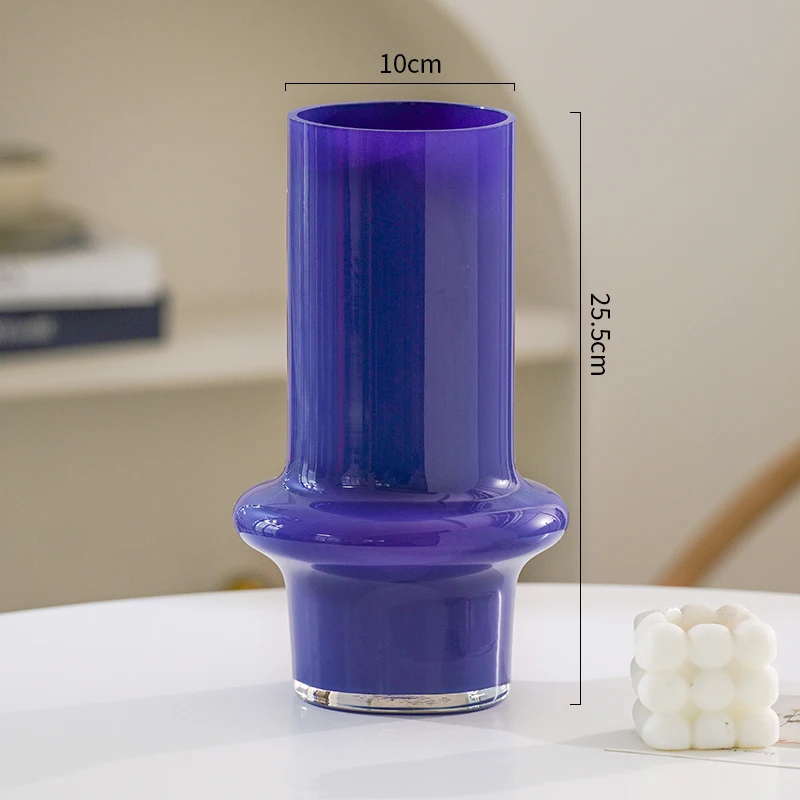 Transparent Glass Hydroponic Vase Flower Plant Glass Pots Decorative for Table Decoration Fridge Window Home Exhibition Vases