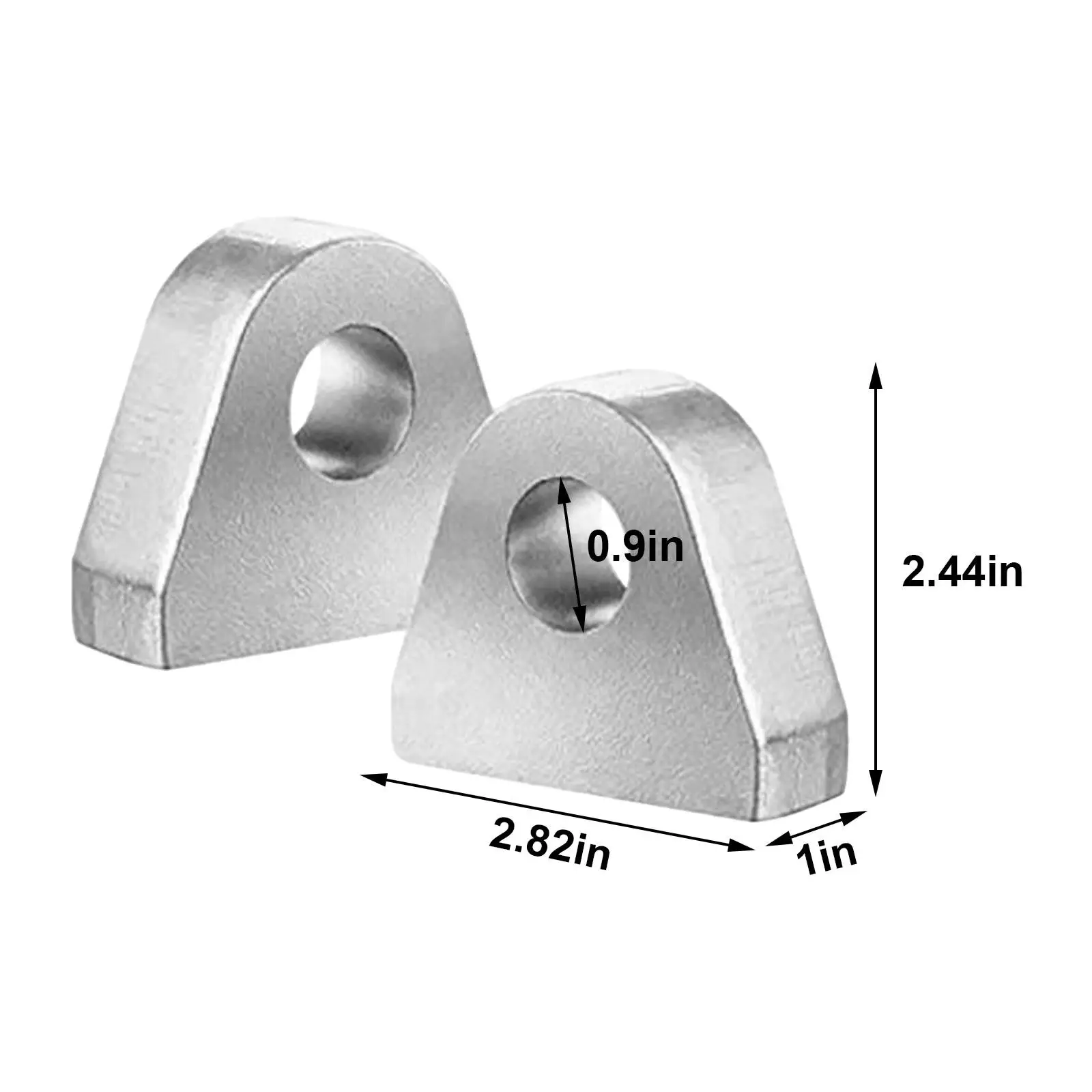 2 шт. сварные скобы на наружной скобе