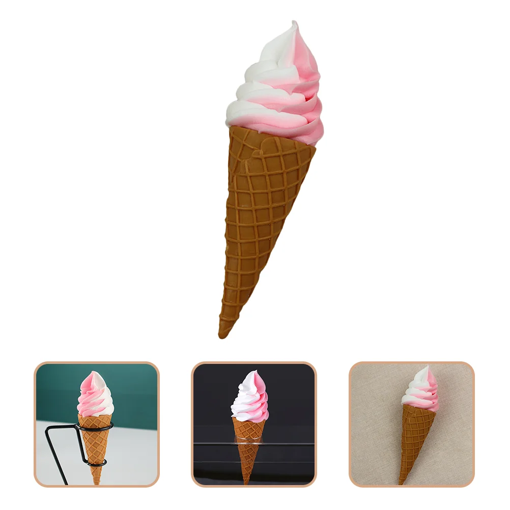 

Ice Cream Fake Coneartificial Party Pretend Favorsplay Photography Realistic Model Simulationprops Display Cake Decor Photo Prop