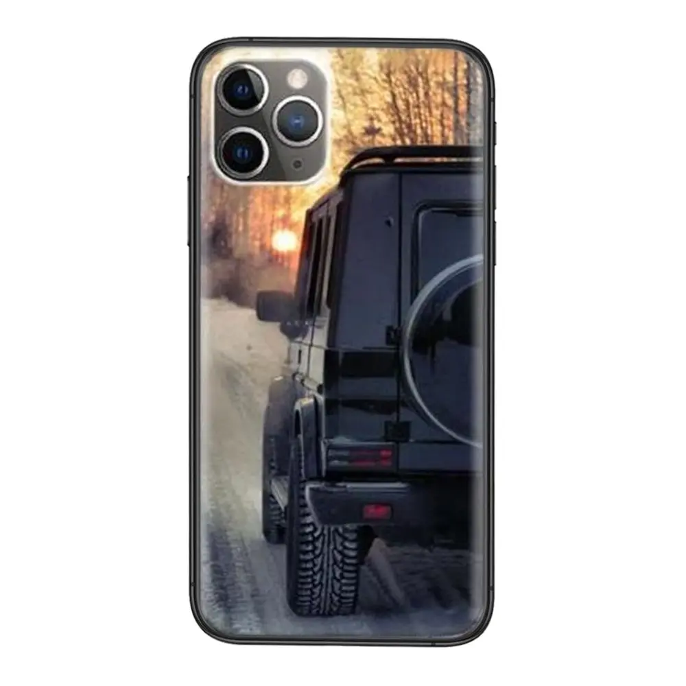 Фото Для Xiaomi Redmi K40 K30 K30S K20 Gaming 9 9C 8 8A 7 7A 6 6A 5 4X 4A Nfc Plus Pro, винтажный черный спортивный автомобильный внедорожник G63, черный №2