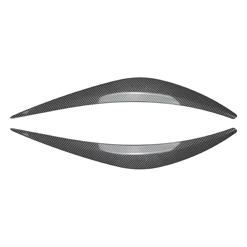 Накладка на переднюю фару автомобиля из углеродного волокна Декоративная полоса
