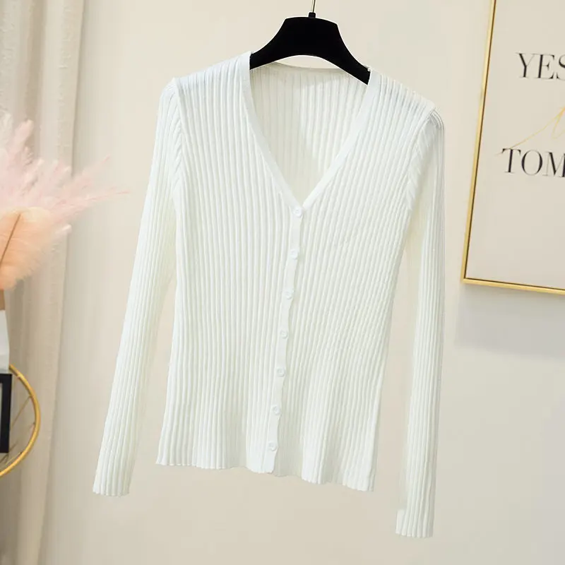 Короткий кардиган OCEANLOVE однотонные весенние осенние базовые корейские модные