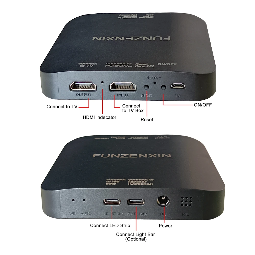 Smart Ambilight TV Led Backlight Fancy Leds 4K HDMI 2.0 Device Sync Box WS2811 RGB LED Strip For TV/PC PS4 24-85 Inch Screen