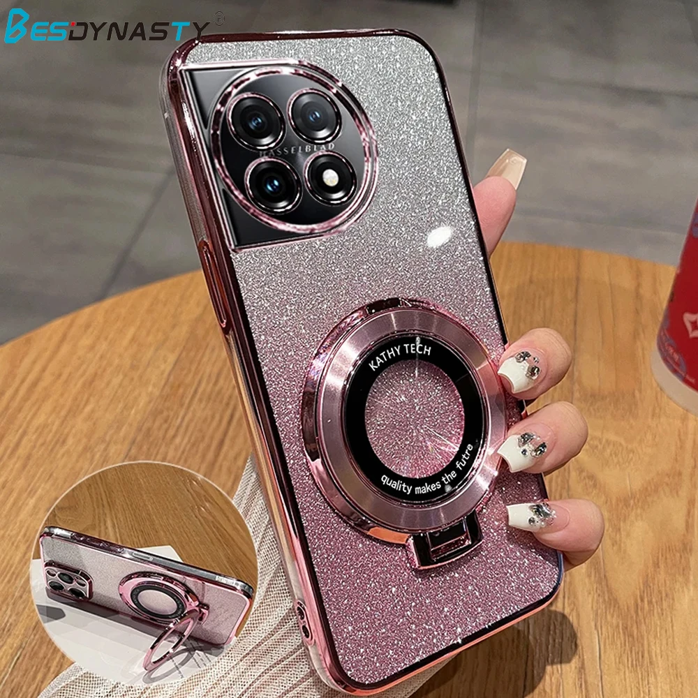 Роскошная Магнитная подставка на присоске для Oneplus ACE 3 2 V 12 11 R 10 PRO 9 8 T анти-падение