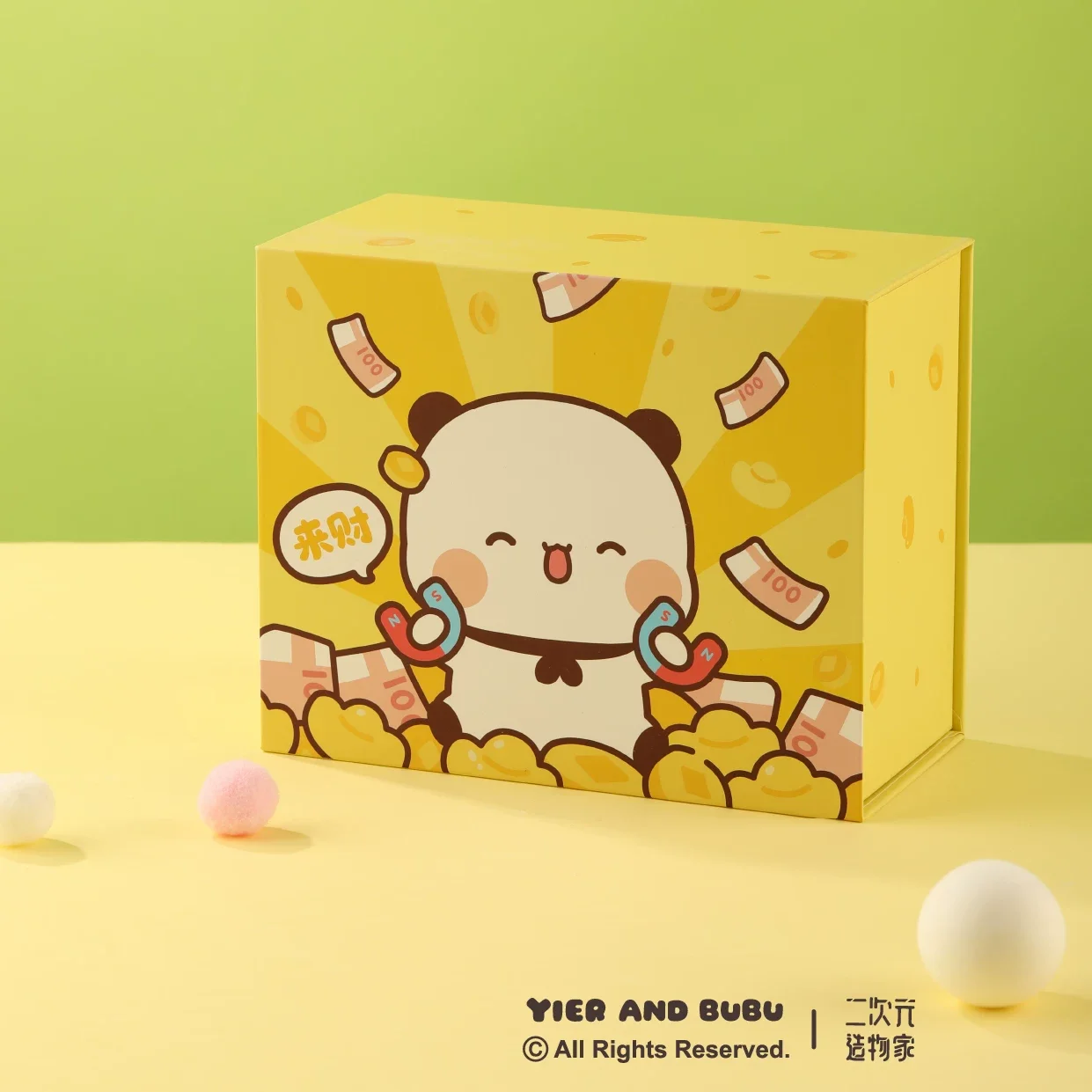 Оригинальный подарочный набор Yier And Bubu с пандами Бубу и Дуду, милая коробка для хранения кукол, подарок на Рождество, Новый год, День святого Валентина (art.: 3920d90ab97fb) - 3920d90ab97fb
