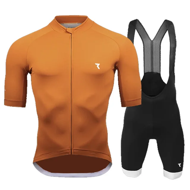 

Мужская велосипедная Джерси RYZON с коротким рукавом, летний спортивный топ для горного велосипеда, дышащая велосипедная триатлоновая велома...