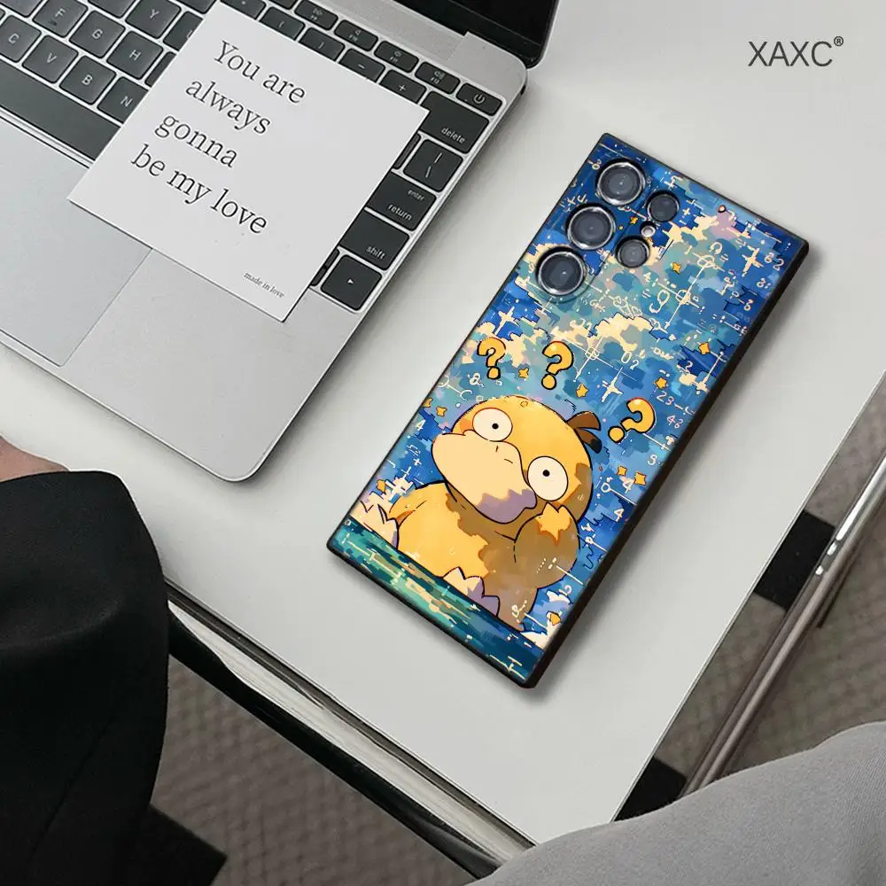 Фото Милый чехол P-Psyducks для мужчин для Samsung Galaxy S26 Ultra S25 FE S24 S23 S22 Plus S25 Edge S21, мягкий чехол из ТПУ. №5