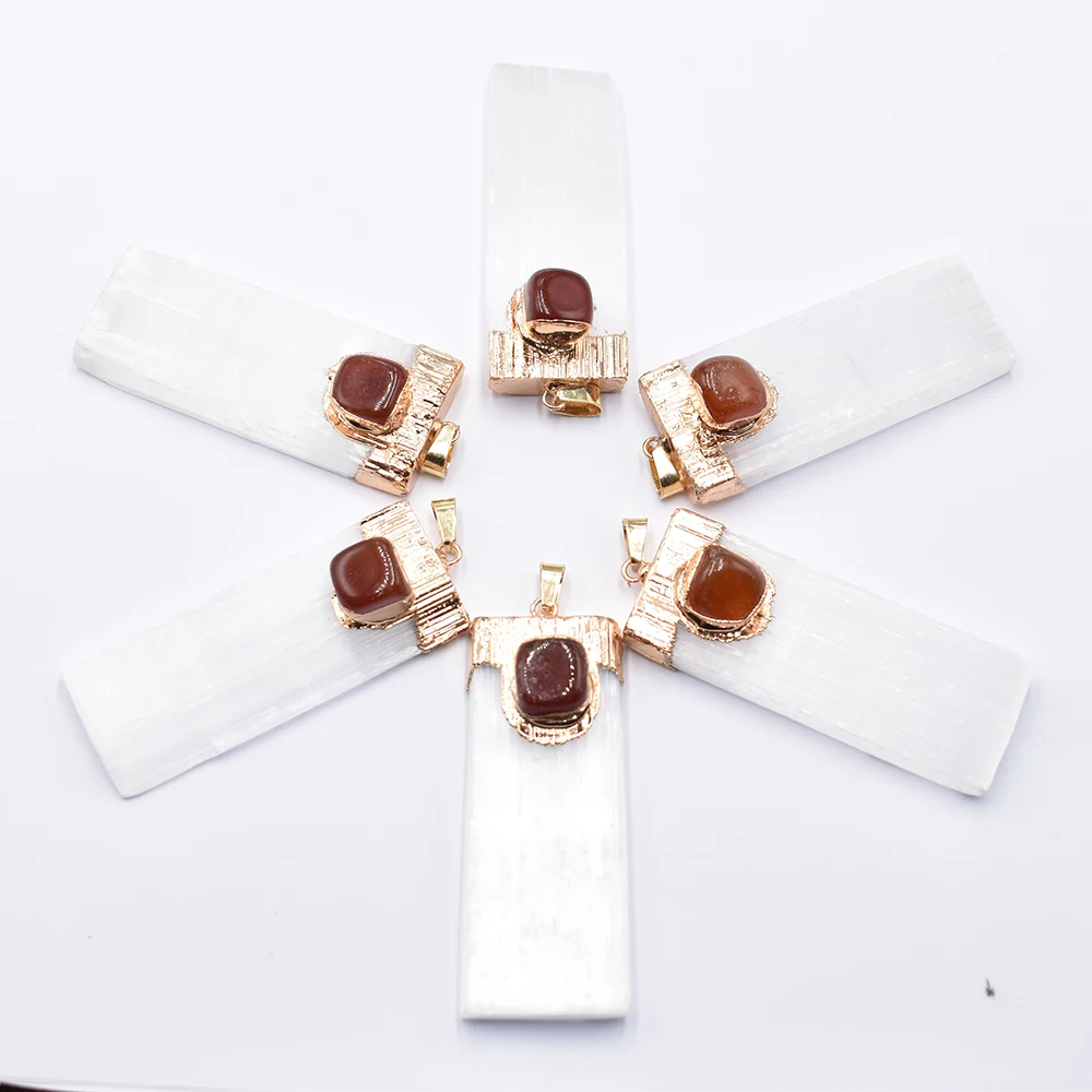 Название товара wholesale 6 шт./лот натуральный селенитовый пластырь тигровый глаз