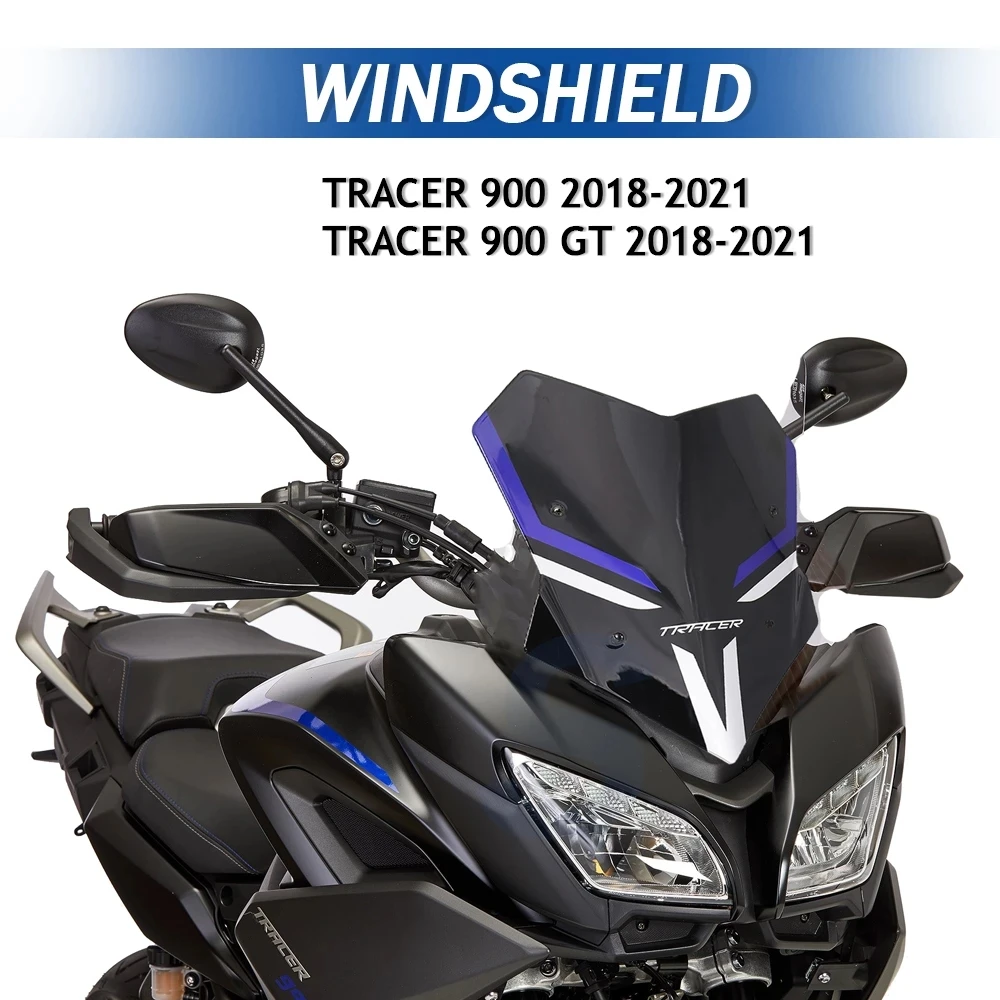 

New For Yamaha Tracer 900 GT 2018 2019 2020 2021 Windscreen Windshield Deflector Protector Wind Screen Fit TRACER 900 Tracer9 GT