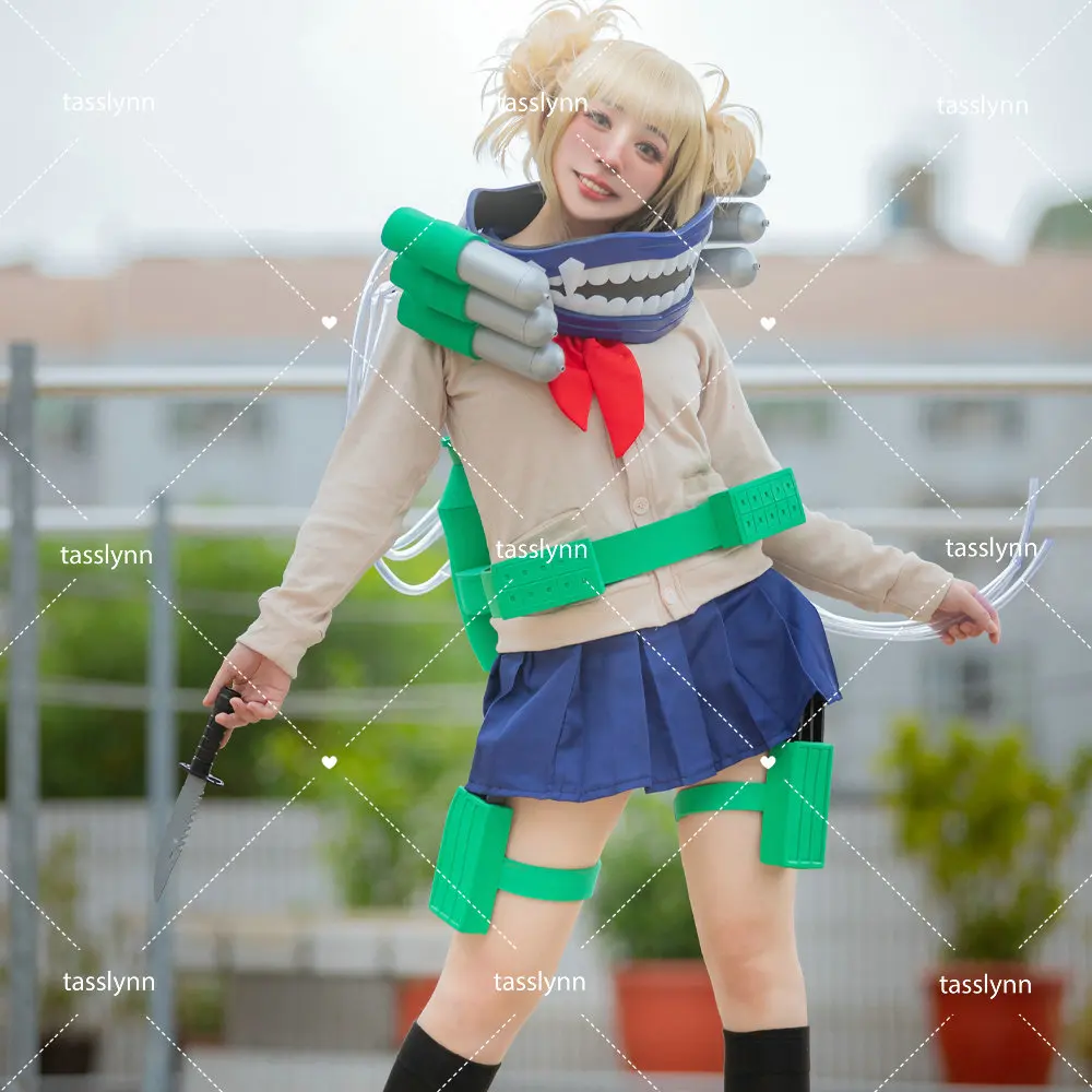 

My Hero Academia Cosplay Cross My Body Cosplay Costumes Himiko Toga School Uniform Set