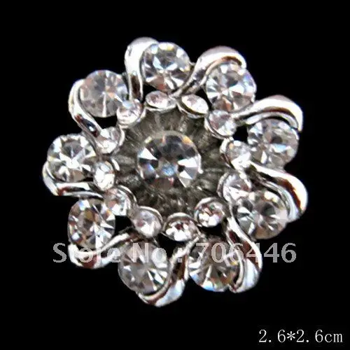 

Красивая блестящая шпилька с серебряным покрытием для свадьбы