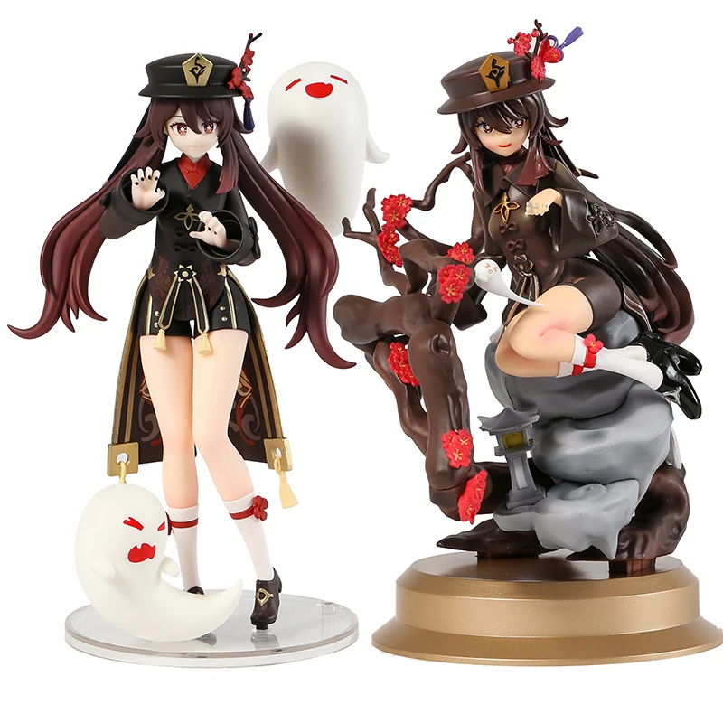 

Genshin Impact Hu Tao PVC Anime Figurine Model Toy Figure Collection Doll Gift