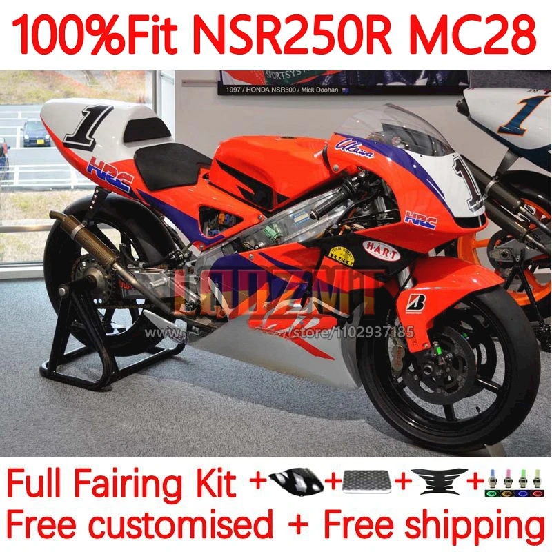

Injection For HONDA MC28 NSR250 R RR NSR 250R 94 95 97 98 99 Orange Red NSR250R 1994 1995 1996 1997 1998 1999 Fairing 126No.85