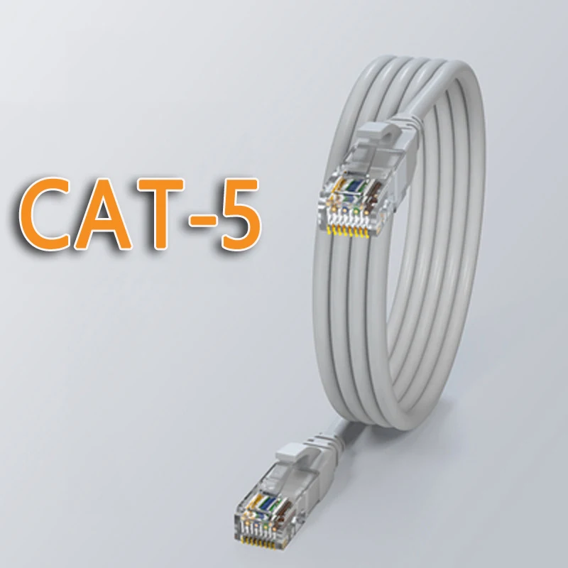 Ethernet-кабель Cat5 UTP высокоскоростной сетевой кабель RJ45 Cat 5 30 м Позолоченный разъем