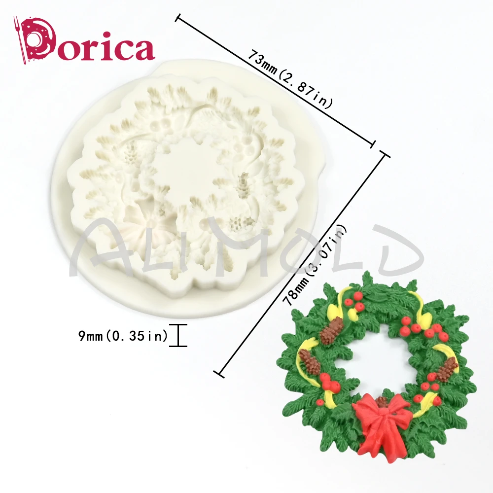 

Форма для торта "Венец с листьями", Dorica, силиконовая