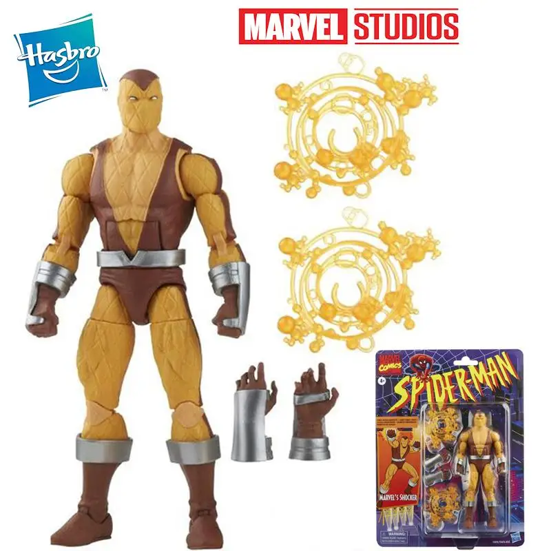 

Hasbro Marvel Legends Series Spiderman Comics Shocker 6 Inches 16Cm Retro Original Action Figure Kid Toy Gift Collection