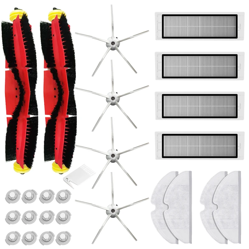 Основной съемный 5-футовый боковой фильтр-Швабра для Roborock S55 S5 Max S6MaxV S6 Pure аксессуары для робота-пылесоса