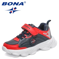 bona 2022 new designers trendy high quality sneakers children flat shoes casual walking shoes kids running jogging shoes child