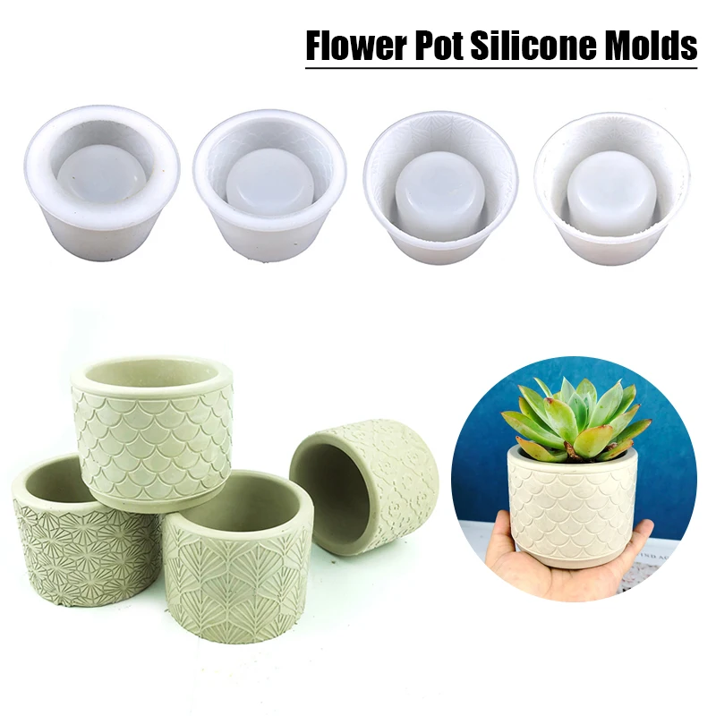 

Цилиндрический цветочный горшок, искусственные формы ручной работы для стола, коробка для хранения, форма для изготовления свечей, домашний декор