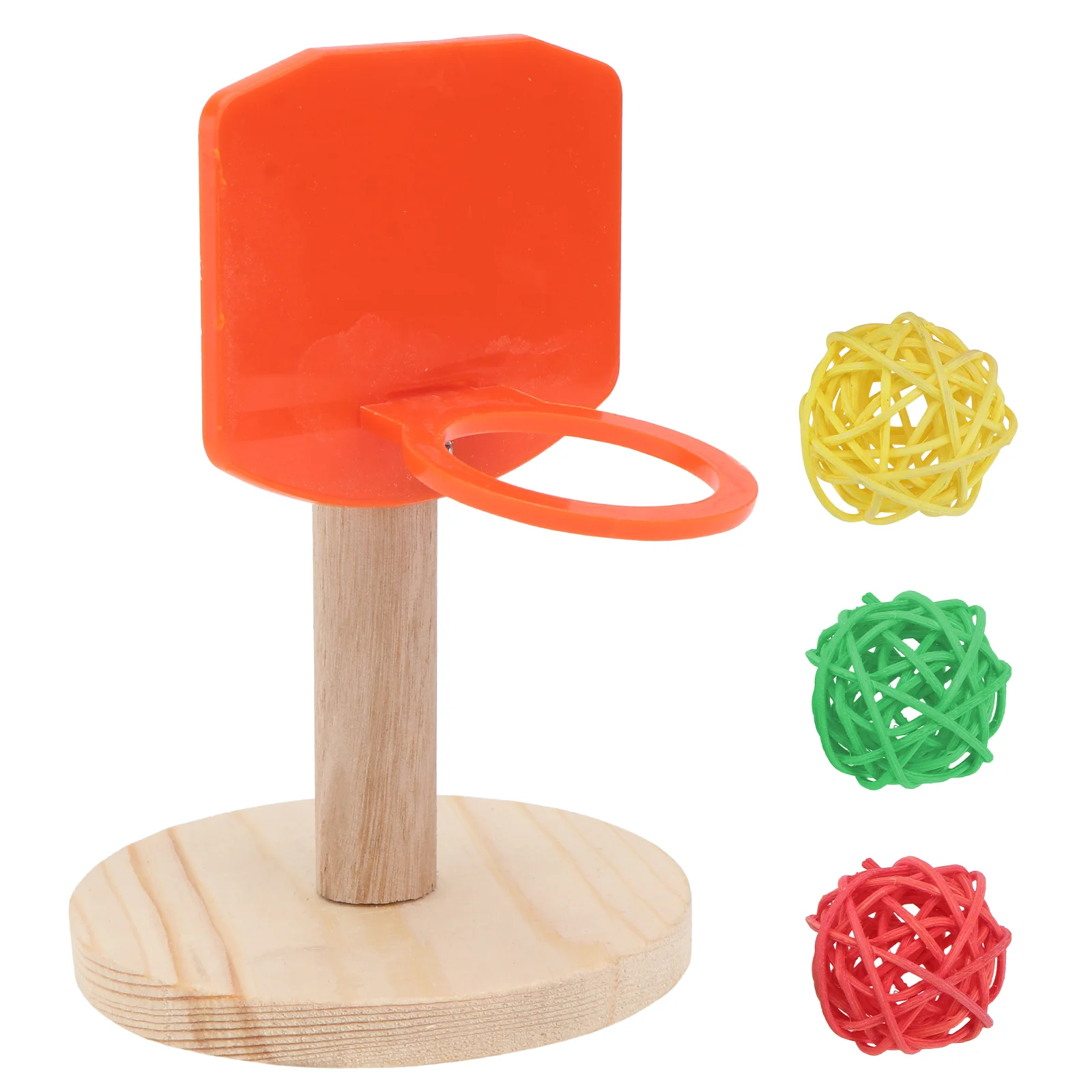 

Train Bird Educating Toy Parrot Basketball Training Toys Bell Chew Pet Accessories