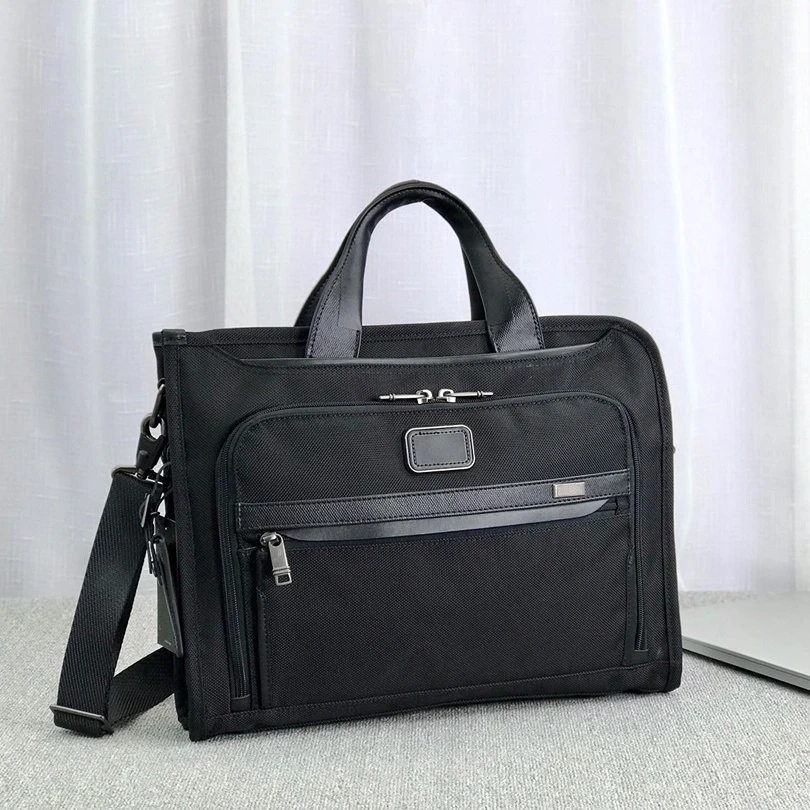 Ballistic nylon Alpha3 fashion thin one-shoulder laptop briefcase computer bag 2603110