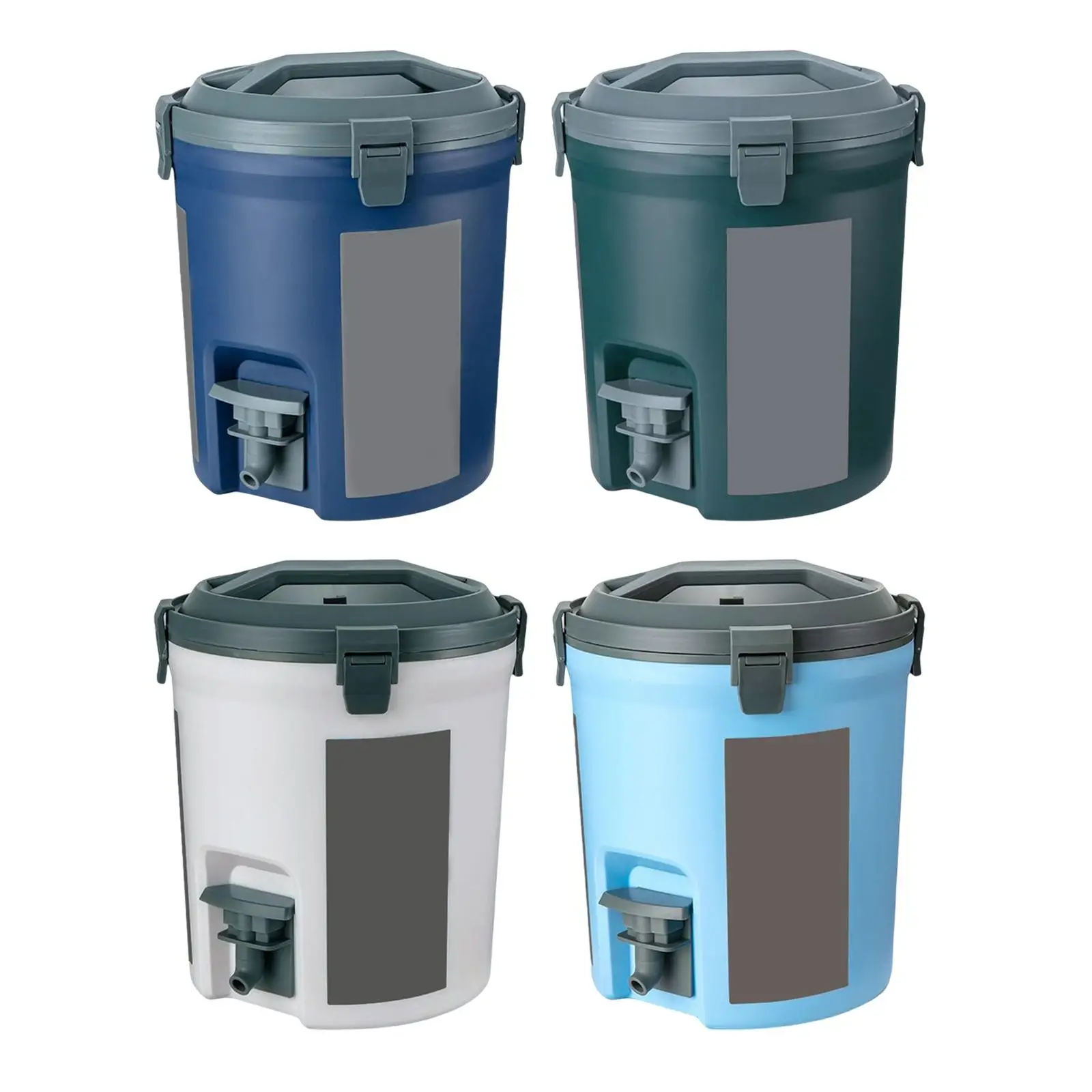 

Portable Water Jug Cooler Water Barrel with Faucet 8L for Travel