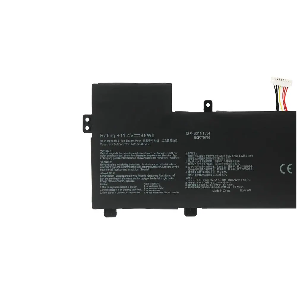 Аккумулятор для ноутбука Ansheng 11 4В 48Втч B31N1534 Asus Zenbook UX510
