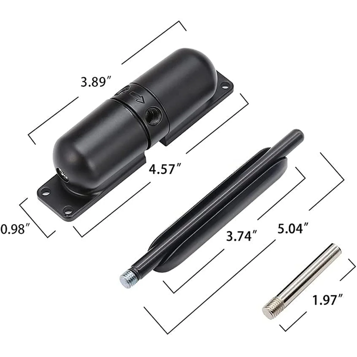 Автоматические Дверные приборы с пружинным замком регулируемый закрывающий