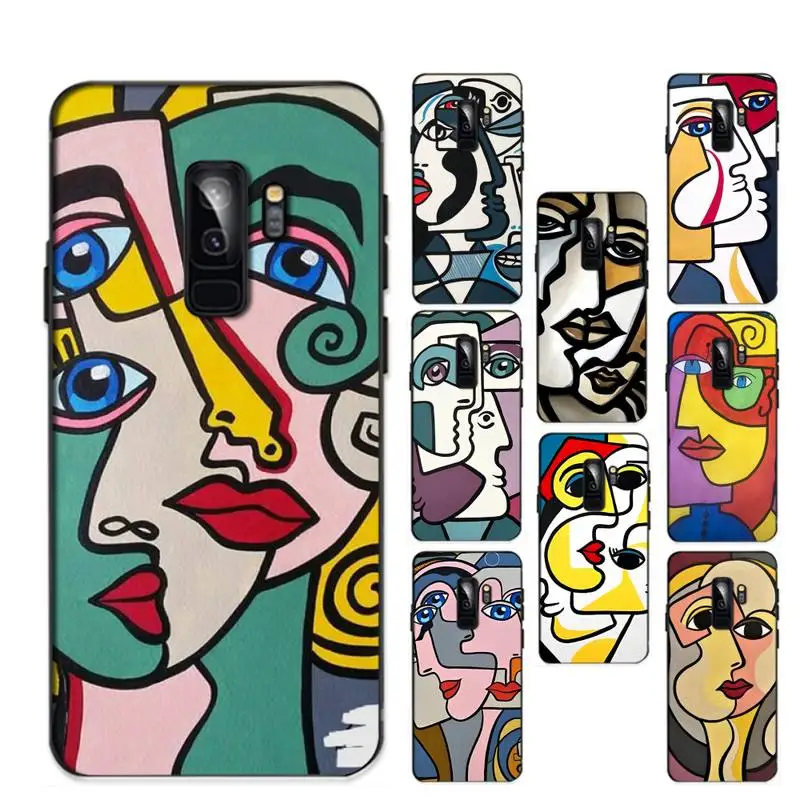 

Picasso Abstract Art Phone Case For Samsung S 9 10 20 21 22 23 30 23plus lite Ultra FE S10lite Fundas