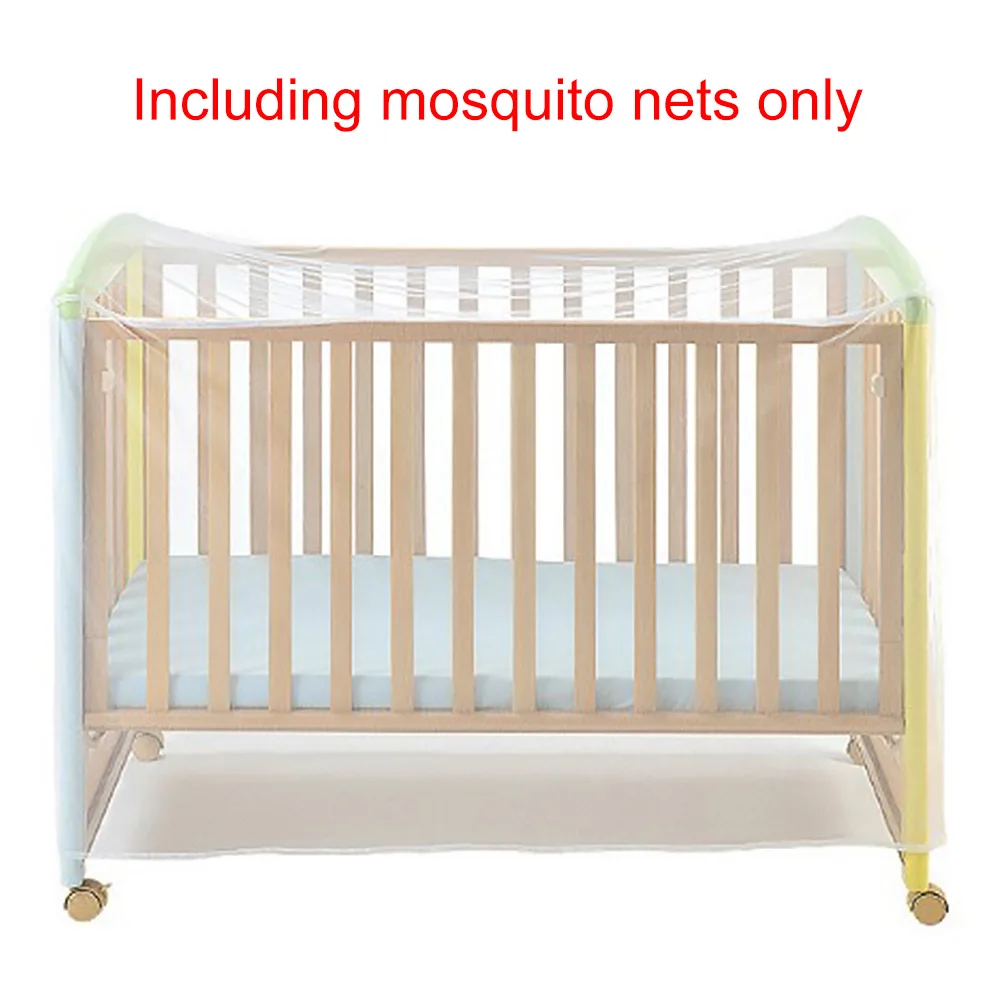 

Netting Insect Cot Foldable Polyester Mesh Accessories Home Baby Bedding Portable Crib Cover Mosquito Net White Summer