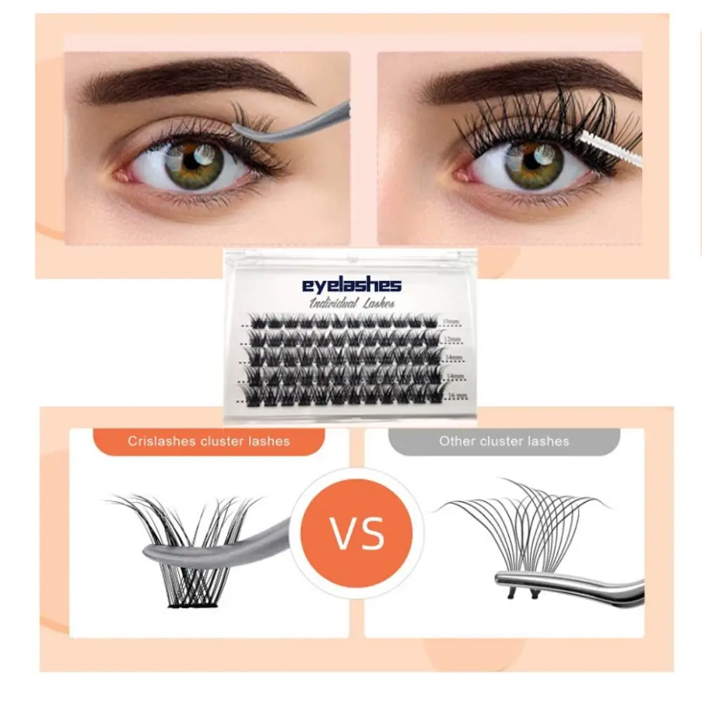 

10/12/14/16mm Individual Lashes Natural Mink Volume Thick False Eyelashes Makeup Tool Handmade Grafting Eyelashes Women