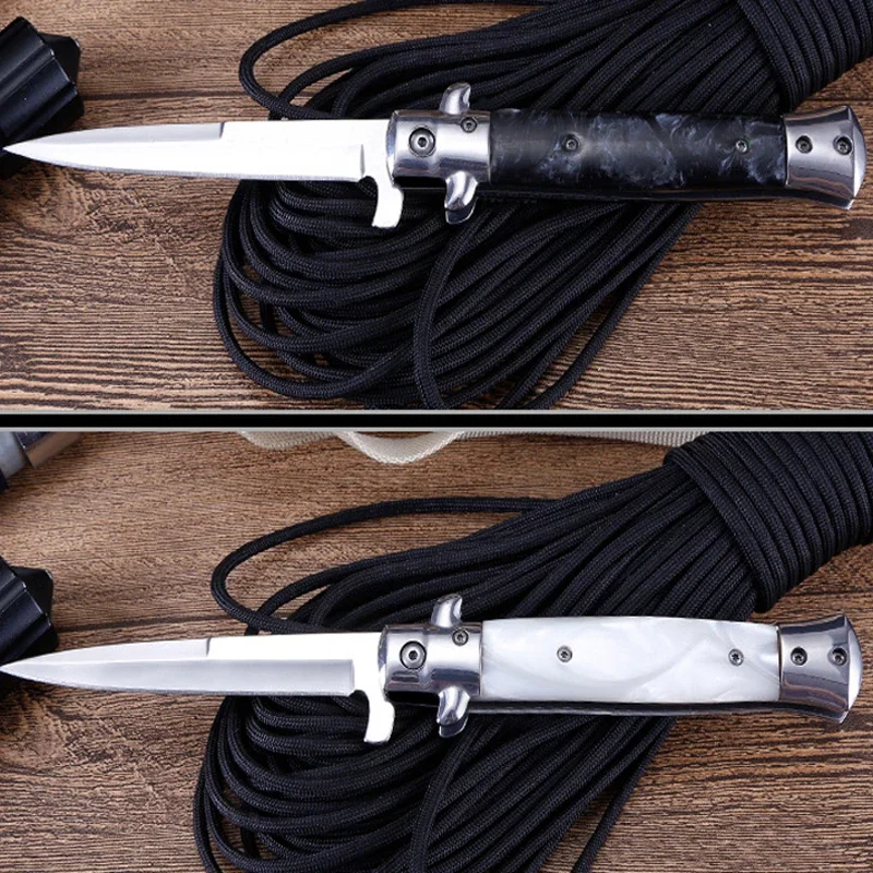 Тактический нож 9 3 дюйма лезвие из дамасской стали 7Cr15 59HRC карманный ножи для