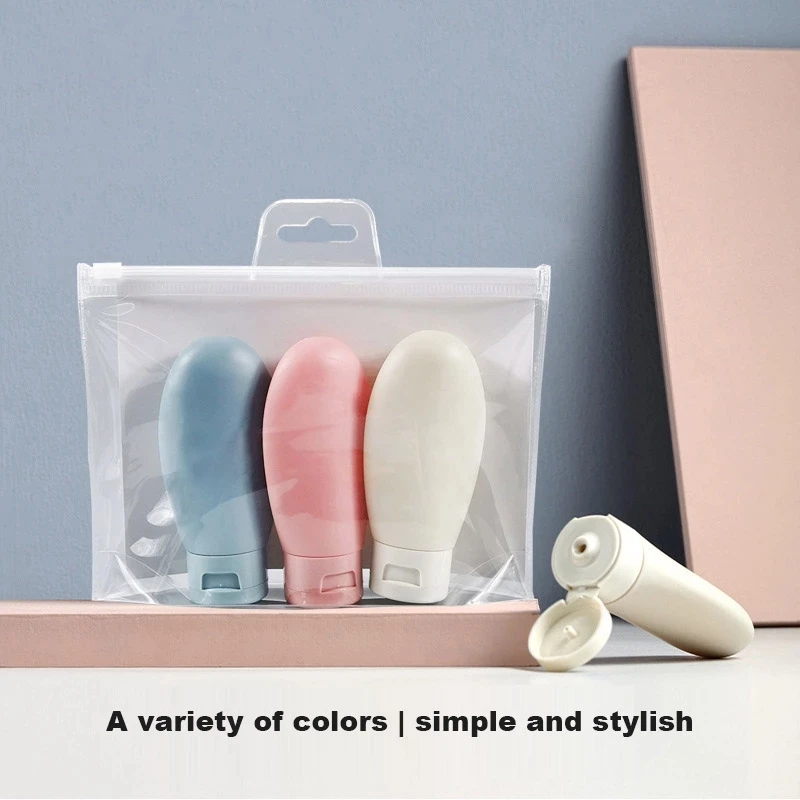 

3Pcs/Set 60MLMulti Purpose Nordic Style Travel Bottle Refillable Shower Gel Bottles Portable Split bottling Bathroom Supplies