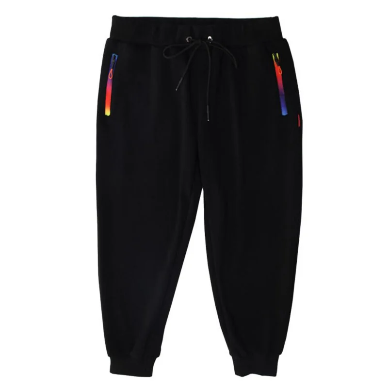 

size Big 7XL 11XL 12XL 15XL spring autumn Men sweatpants sports pants man elasticity black high street elasticity pants 200KG