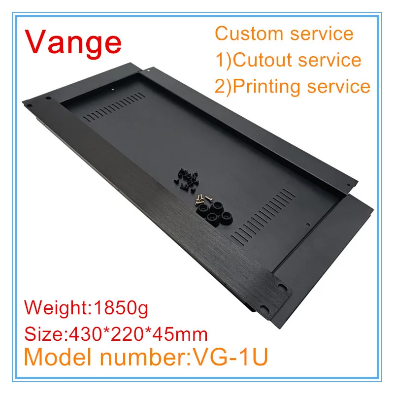 Электрическая проекционная коробка Vange 1U стальная распределительная 430*220*45 мм