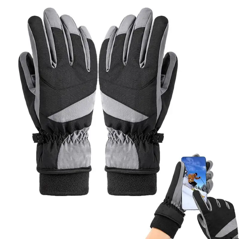 

Велосипедные перчатки для мужчин, водонепроницаемые зимние перчатки, перчатки для велоспорта, перчатки для активного отдыха, износостойкие противоскользящие перчатки для сенсорного экрана