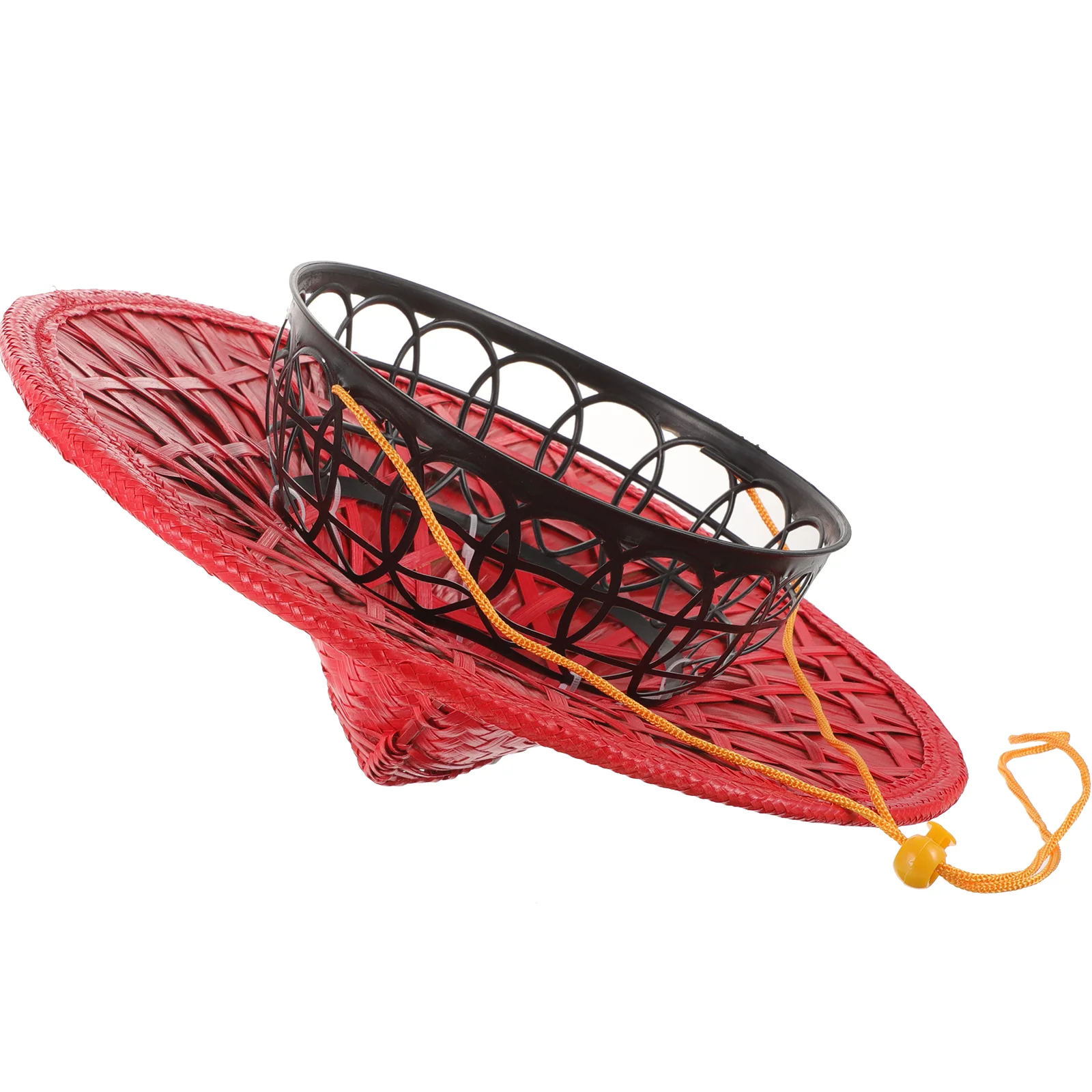 

Chivalrous Hat Ninjas Kids Sombrero Clothing Farmer Bamboo Weaving Decorative Samurai Accessories Men Child Straw