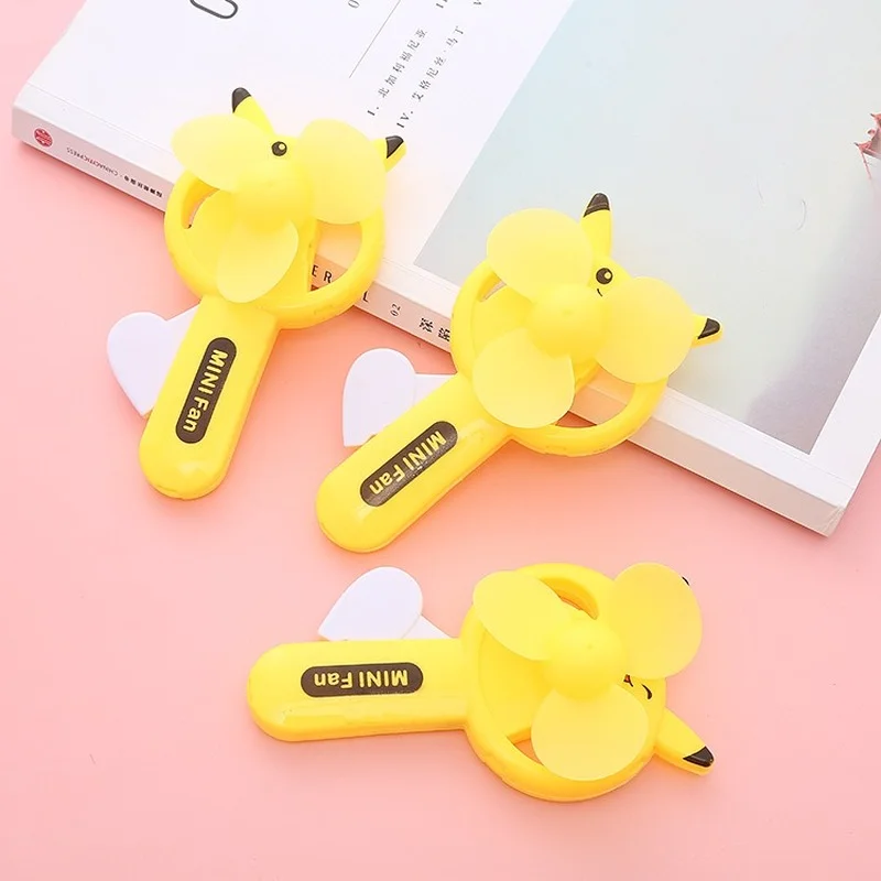 

Pokemon Anime Peripheral Creative Pikachu Mini Hand Fan Cute Student Children Prize Gift Outdoor Portable Handheld Fan