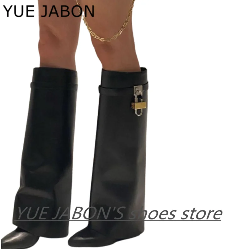 

Женские ботинки из натуральной кожи, с острым носком, на высоком каблуке