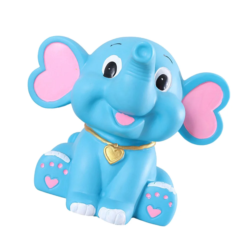 markii Cartoon Elephant Saving Bank Kreatywny pojemnik do przechowywania pieniędzy Prezent Plastikowa skarbonka dla dziecka Dziewczynka
