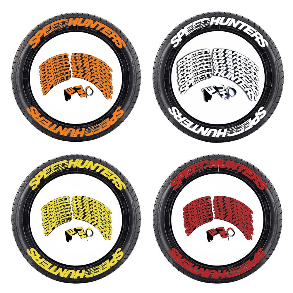 

Car Tire Letter Stickers 3D Rubber Waterproof Racing Wheel Sticker Auto Decal Motorcycle Car Styling Tire Rim Sticker Decoration