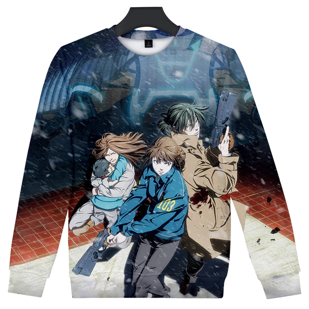 

PSYCHO PASS 3D Prints Anime Crewneck Sweatshirt Women/Men Fashion Long Sleeve Sweatshirts Casual Streetwear Clothes